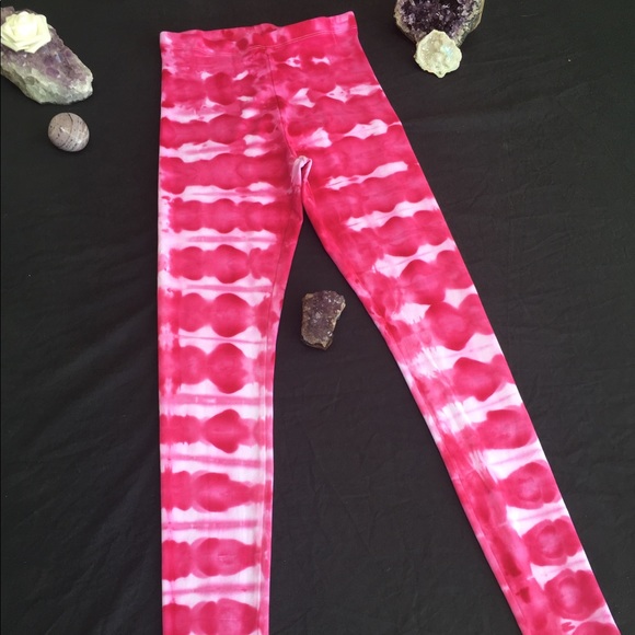 Forever 21 Pants - ✨Hand Dyed Pink Leggings✨